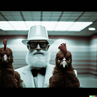 surrealist neo-noir, Kentucky Fried Chicken commercial